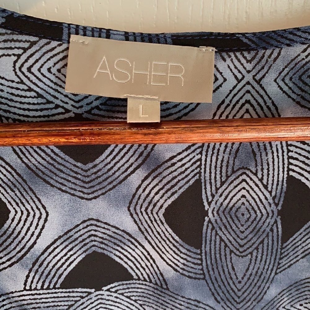 New Asher Blue patterned Long Duster Kimono - Picture 2 of 12